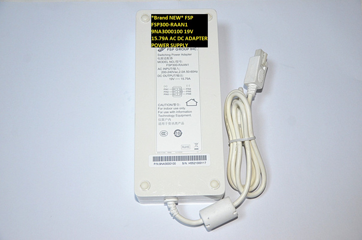 *Brand NEW* 19V 15.79A FSP 9NA3000100 FSP300-RAAN1 AC DC ADAPTER POWER SUPPLY